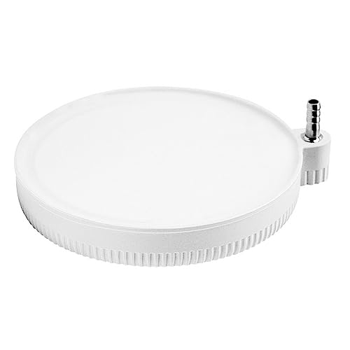 Fonowx Ausströmersteinscheibe für Aquarien als dekoratives Ausströmerstein-Aquariumbelüfter-Blasendiffusor-Entriegelungswerkzeug für Stauseen, Teiche, 13cm von Fonowx