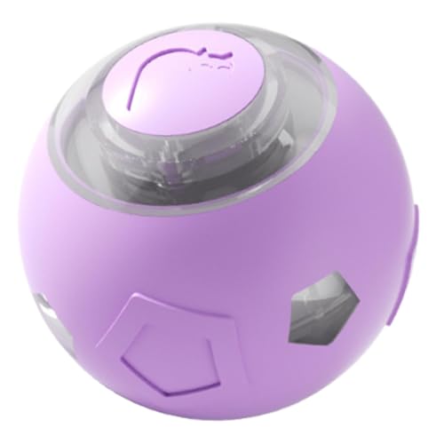 Fonowx Automatisches Rollspielzeug für Katzen, elektrischer Ball mit Bewegung und Licht für Training zu Hause, Violett Fonowx Automatisches Rollspielzeug für Katzen, elektrischer Ball mit Bewegung und Licht für Training zu Hause, Violett von Fonowx
