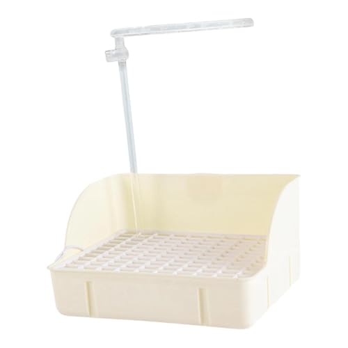 Fonowx Automatisches Vogelbad, Vogelduschenbrunnen mit Fließendem Wasser für Nymphensittiche, Mittelgroße Vögel, Frettchen, Beige von Fonowx