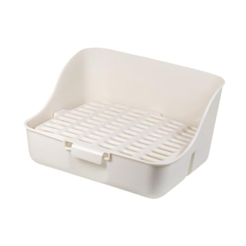 Fonowx Bunny Müll Hülle Toilette Kleines Tier Einfach zu Reinigen Haustiere Käfig Pfanne Chinchilla Abfall Pfanne für Eichhörnchen Igel Hedgehog Galesa, Weiß Fonowx Bunny Müll Hülle Toilette Kleines Tier Einfach zu Reinigen Haustiere Käfig Pfanne Chinchilla Abfall Pfanne für Eichhörnchen Igel Hedgehog Galesa, Weiß von Fonowx