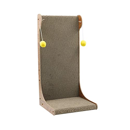 Fonowx Cat Scratcher Cardboard Grind Claw Wear Resistant Furniture Protector Scratch Post Standing Scratcher Board for Rest, Stil c Fonowx Cat Scratcher Cardboard Grind Claw Wear Resistant Furniture Protector Scratch Post Standing Scratcher Board for Rest, Stil c von Fonowx