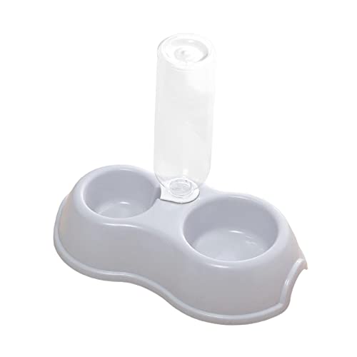 Fonowx Doppelter Wassernapf für Katzen Und Hunde, Wasser Und Futternapf Set für Kätzchen, GRAU Fonowx Doppelter Wassernapf für Katzen Und Hunde, Wasser Und Futternapf Set für Kätzchen, GRAU von Fonowx