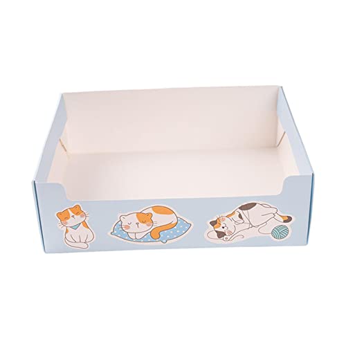 Fonowx Einweg-Katzentoilette, Katzentoilette, Katzentoilette, Katzentoilette für, Dickes Blau39x29x12cm Fonowx Einweg-Katzentoilette, Katzentoilette, Katzentoilette, Katzentoilette für, Dickes Blau39x29x12cm von Fonowx