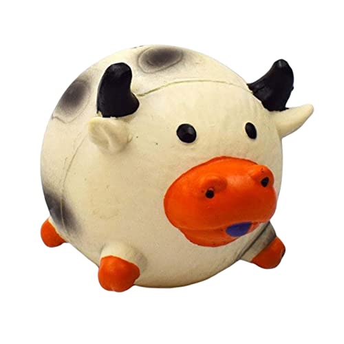 Fonowx Gummi Hundekauspielzeug Pet Molar Interactive Toy Dog Squeak Bite Resistant Quietschendes Hundespielzeug, C von Fonowx