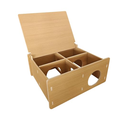 Fonowx Hamster Tunnel Geräumige Lebensraum Decor Pet Spielzeug Flip Abdeckung Plattform Ratte Syrische von Fonowx