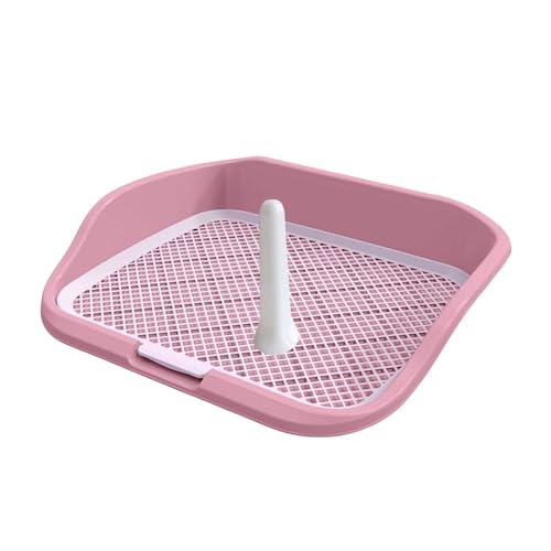 Fonowx Hunde Trainingstöpfchen Aus Mesh * Toilettentablett Pinkel Trainingstablett Schützende Luo Pad Pinkel Trainingsmatte Hält Böden Sauber Mittelgroßer Hu, Rosa von Fonowx