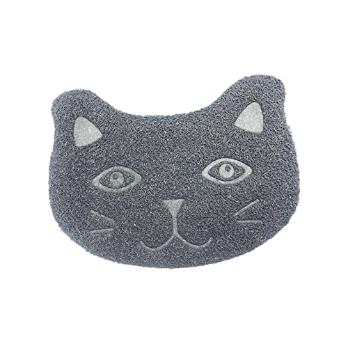 Fonowx Hundefutter-Matte Anti-Verschütten-Katzen-Wasserbrunnen-Matten-Katzenstreu-Matte Haustier-Katzen-Fütterungsmatte, um zu vermeiden, DASS Wasser oder, GRAU Fonowx Hundefutter-Matte Anti-Verschütten-Katzen-Wasserbrunnen-Matten-Katzenstreu-Matte Haustier-Katzen-Fütterungsmatte, um zu vermeiden, DASS Wasser oder, GRAU von Fonowx