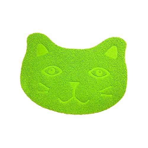 Fonowx Hundefutter-Matte Anti-Verschütten-Katzen-Wasserbrunnen-Matten-Katzenstreu-Matte Haustier-Katzen-Fütterungsmatte, um zu vermeiden, DASS Wasser oder, GRÜN von Fonowx