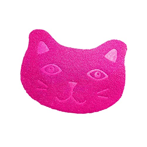Fonowx Hundefutter-Matte Anti-Verschütten-Katzen-Wasserbrunnen-Matten-Katzenstreu-Matte Haustier-Katzen-Fütterungsmatte, um zu vermeiden, DASS Wasser oder, rosarot von Fonowx