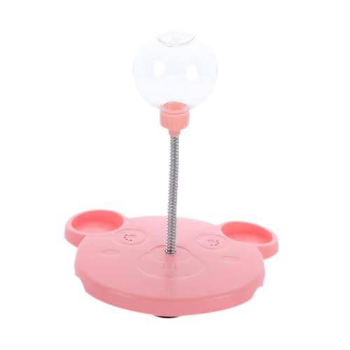 Fonowx Hundekatze Slow Feeder Toy Spender Lustiger Trainingskämpfer Kätzchenspielzeug Fütterung Spielzeug für Innenkätzchen Übung im Freien, Bär, Rosa Fonowx Hundekatze Slow Feeder Toy Spender Lustiger Trainingskämpfer Kätzchenspielzeug Fütterung Spielzeug für Innenkätzchen Übung im Freien, Bär, Rosa von Fonowx