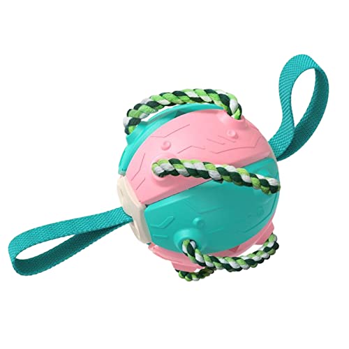 Fonowx Hundespielzeug Fußball Kauspielzeug Kauspielzeug Leichtes Hundezerrspielzeug Hundeball für Kleine Mittelgroße Hunde Kätzchen Welpen Training Spielen, rosa und blau Fonowx Hundespielzeug Fußball Kauspielzeug Kauspielzeug Leichtes Hundezerrspielzeug Hundeball für Kleine Mittelgroße Hunde Kätzchen Welpen Training Spielen, rosa und blau von Fonowx