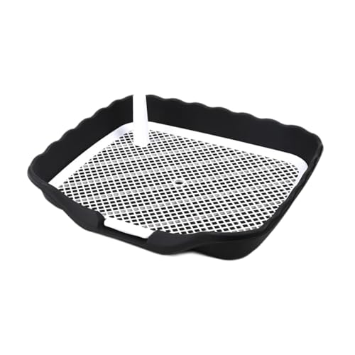 Fonowx Hundetöpfchenschale, Wiederverwendbare Welpen -Toilette, robuste Pee Mesh Training Tablett, Haustiertraining, Toilettenpee -Pad -Halter, für, Schwarz Fonowx Hundetöpfchenschale, Wiederverwendbare Welpen -Toilette, robuste Pee Mesh Training Tablett, Haustiertraining, Toilettenpee -Pad -Halter, für, Schwarz von Fonowx