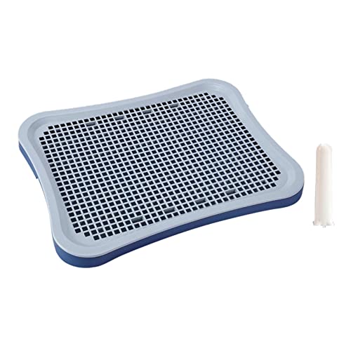 Fonowx Hundetoilette, Töpfchentrainer, Wiederverwendbare Katzentoilette, tragbar, mit Harnsäule, waschbar, Welpentöpfchen, Welpen-PIPI-Tablett für und, Blau Fonowx Hundetoilette, Töpfchentrainer, Wiederverwendbare Katzentoilette, tragbar, mit Harnsäule, waschbar, Welpentöpfchen, Welpen-PIPI-Tablett für und, Blau von Fonowx