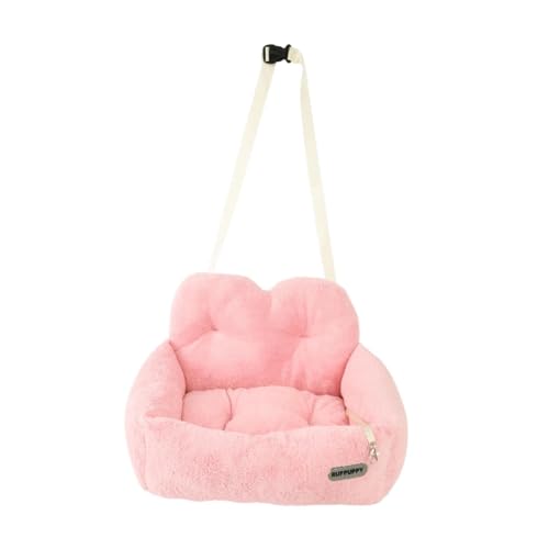 Fonowx Hundewagen SUV SEAT Puppy BETTETRAVE Trave Traver Trave TRAGTABLE WASSIBLE MIEGSPÜNDLICHEN Pock SLUSSBOD mit Zwei FEHREN BEIBEN, Pink L von Fonowx