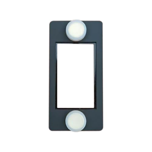Fonowx Hygrometerhalter Terrarium Montagehalter Thermometerhalter Magnetische Halterung Aus Pp für Reptilienunterbringung Amphibiengehäuse Haustierhaltung, Schwarz von Fonowx