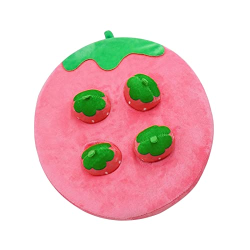 Fonowx Karotten Stofftier, Sniffmat Zum Füttern von Gemüse Kauspielzeug, Memory Spiel Training, Strawberry von Fonowx