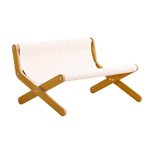 Fonowx Katzen Loungesessel, Katzenhängemattenbett, Großer Kratzstuhl, Katzenhochbett, Haustierbett für Welpen, Hunde, Kleintiere, Kunstfaser Fonowx Katzen Loungesessel, Katzenhängemattenbett, Großer Kratzstuhl, Katzenhochbett, Haustierbett für Welpen, Hunde, Kleintiere, Kunstfaser von Fonowx