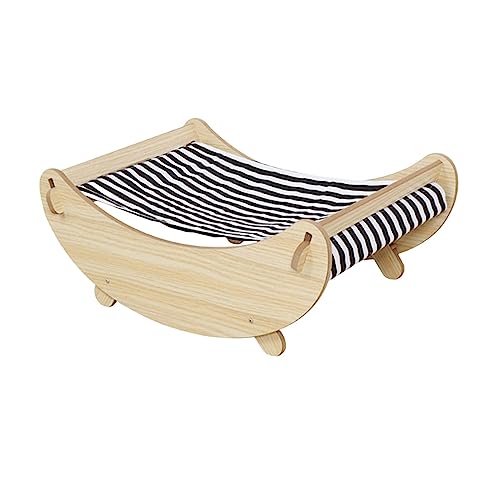 Fonowx Katzenhängematte, Katzenschaukelstuhl, Katzenschaukelstuhl, Katzenschaukelhängematte, Bett für Kätzchen, Schwarz-Weiss Fonowx Katzenhängematte, Katzenschaukelstuhl, Katzenschaukelstuhl, Katzenschaukelhängematte, Bett für Kätzchen, Schwarz-Weiss von Fonowx
