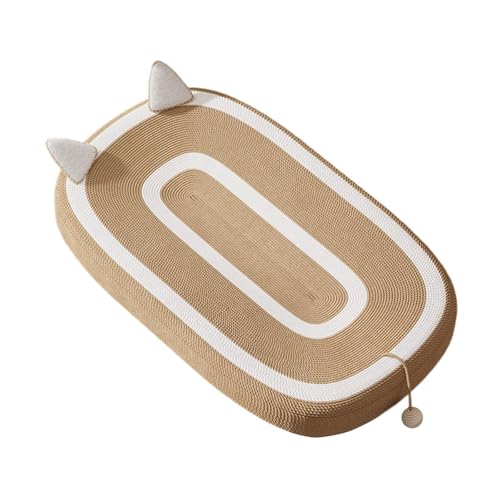 Fonowx Katzenkratzbett für Hauskatzen 25,98" x16,93 x3,54 Sisal-Kratzbrett-Kratzpad von Fonowx