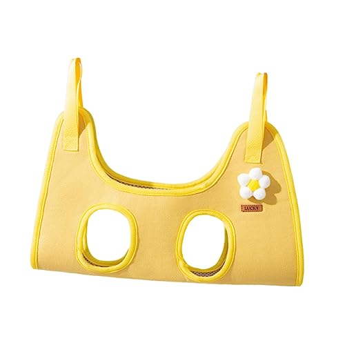 Fonowx Katzenpflege-Hängematte, Feste Tasche, Verstellbarer Hundehalter, hautfreundliche Katzendusche, Haustierpflege-Helfer, Hundepflege-Hängematte zum, gelbe Blume, m Fonowx Katzenpflege-Hängematte, Feste Tasche, Verstellbarer Hundehalter, hautfreundliche Katzendusche, Haustierpflege-Helfer, Hundepflege-Hängematte zum, gelbe Blume, m von Fonowx