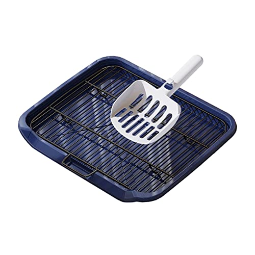 Fonowx Katzentoilette Hundetoilettentraining Töpfchentabletts Töpfchentrainer für kleine und mittelgroße Hunde, blau mit Schaufel Fonowx Katzentoilette Hundetoilettentraining Töpfchentabletts Töpfchentrainer für kleine und mittelgroße Hunde, blau mit Schaufel von Fonowx