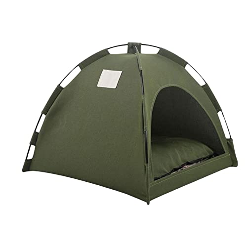 Fonowx Katzenzelt Regendichtes Katzenzelt Im Freien für Scheune, Balkon, Flurzubehör Winddichtes Halbgeschlossenes Bequemes Oxford Stoffmaterial, 40 x 40 cm Grün Fonowx Katzenzelt Regendichtes Katzenzelt Im Freien für Scheune, Balkon, Flurzubehör Winddichtes Halbgeschlossenes Bequemes Oxford Stoffmaterial, 40 x 40 cm Grün von Fonowx