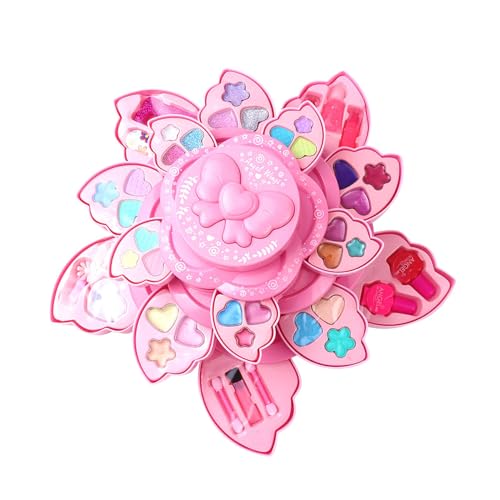 Fonowx Kinder-Make-up-Set, Party-Cosplay, Valentinstagsgeschenke für Kinder, Kosmetik-Sets für Kinder, 3-Stufen-L von Fonowx
