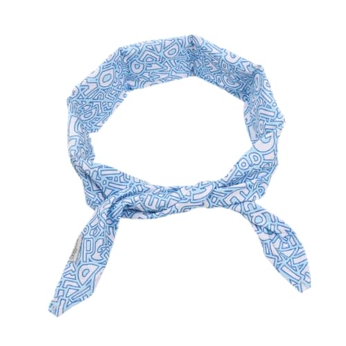 Fonowx Kühlender Und Atmungsaktiver Schal Und Halsband für Haustiere, Blau, M von Fonowx