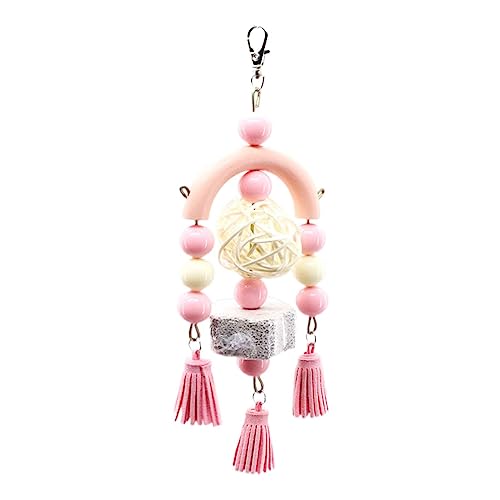 Fonowx Meerschweinchen-Spielzeug, Vogel-Kauspielzeug, Hamster-Kaninchen-Kauspielzeug, Zahnknirschspielzeug für Sittiche, ROSA Fonowx Meerschweinchen-Spielzeug, Vogel-Kauspielzeug, Hamster-Kaninchen-Kauspielzeug, Zahnknirschspielzeug für Sittiche, ROSA von Fonowx