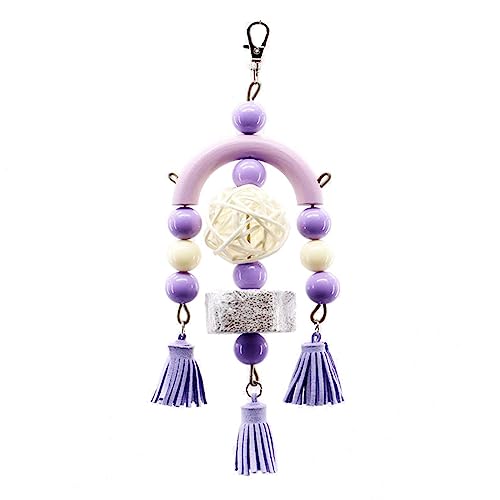 Fonowx Meerschweinchen-Spielzeug, Vogel-Kauspielzeug, Hamster-Kaninchen-Kauspielzeug, Zahnknirschspielzeug für Sittiche, Violett Fonowx Meerschweinchen-Spielzeug, Vogel-Kauspielzeug, Hamster-Kaninchen-Kauspielzeug, Zahnknirschspielzeug für Sittiche, Violett von Fonowx