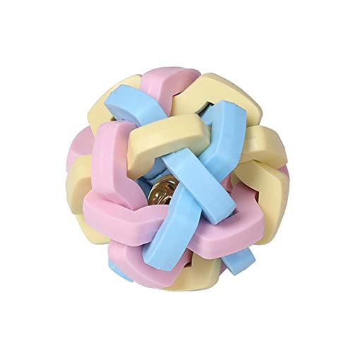 Fonowx Pet Bunter Interaktiver Ball mit Glocke, Wiggle Toy Ball, Dog Ball Puppy Supplies, Interactive Dog Ball, l Fonowx Pet Bunter Interaktiver Ball mit Glocke, Wiggle Toy Ball, Dog Ball Puppy Supplies, Interactive Dog Ball, l von Fonowx