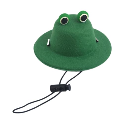 Fonowx Pet Eimer Hut, stilvolle Mütze für Katzen und kleine Hunde, Frosch von Fonowx