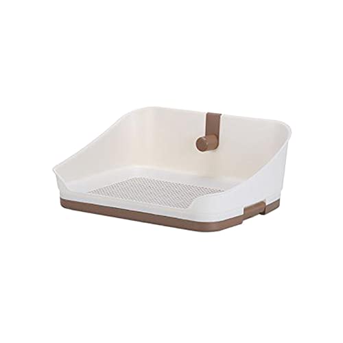 Fonowx Pet Training Töpfchen Tablett Hundetöpfchen Tablett Töpfchen Trainer Welpen Pinkeltablett für Kätzchen, braun von Fonowx