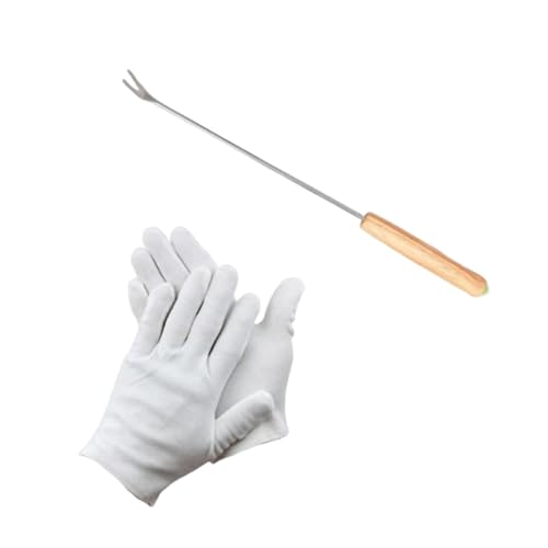 Fonowx Reinigungswerkzeug für Vogelkäfigpfosten, Exkremententferner für Sittiche Und Kleintiere, Kehrblech von Fonowx