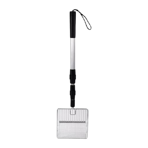 Fonowx Schaufel für Hühnerkot und Katzenstreu aus Metall, Verstellbarer Griff von 57,1 bis 106,4 cm, Silberner Löffel Fonowx Schaufel für Hühnerkot und Katzenstreu aus Metall, Verstellbarer Griff von 57,1 bis 106,4 cm, Silberner Löffel von Fonowx