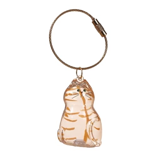 Fonowx Tierhaarspeicher-Anhänger für Katzen, Gedenkflasche zur Haaraufbewahrung, klarer Behälter, Style A von Fonowx