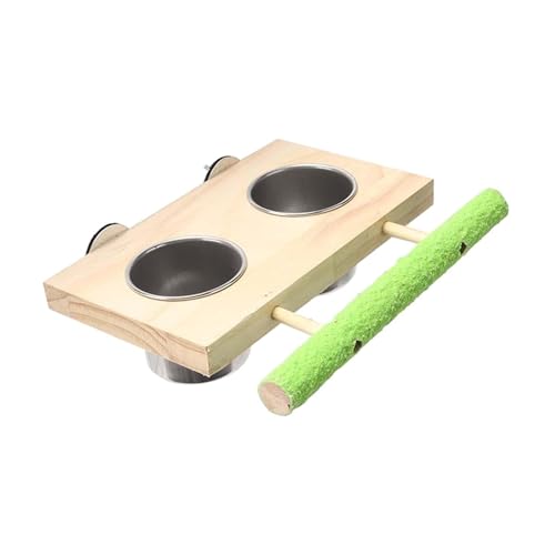 Fonowx Vogel Fütterungsschale Tasse Barsch Fütterungstasse für Lovebird Shoteset Cockatiel, Doppelschale Fonowx Vogel Fütterungsschale Tasse Barsch Fütterungstasse für Lovebird Shoteset Cockatiel, Doppelschale von Fonowx