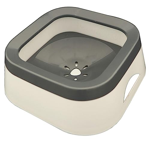 Fonowx Wassernapfspender für Hunde, Wassernapfspender, Katzentrinkfutterspender für Welpen, GRAU von Fonowx