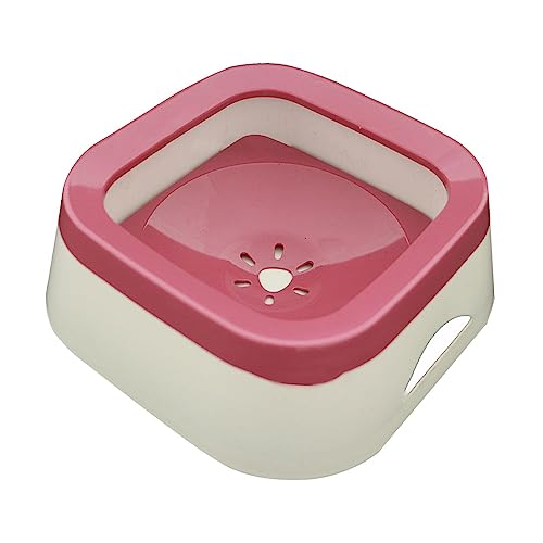 Fonowx Wassernapfspender für Hunde, Wassernapfspender, Katzentrinkfutterspender für Welpen, Rosa von Fonowx