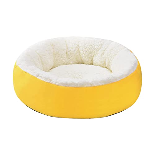 Fonowx Weicher Plüsch Isomatte Anti Rutsch Unterseite Tragbare Katze Hundebett Winter Warme Nest Haustierbettmatte für Katzenwelpen Kätzchen Ru, GELB, 50CM Fonowx Weicher Plüsch Isomatte Anti Rutsch Unterseite Tragbare Katze Hundebett Winter Warme Nest Haustierbettmatte für Katzenwelpen Kätzchen Ru, GELB, 50CM von Fonowx
