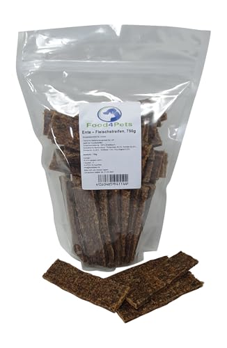 Ente Fleischstreifen 750g von Food4Pets