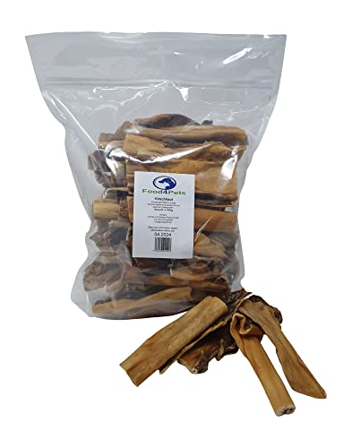 Food4Pets Hirschhaut Hundeleckerli 1kg - herzhafte Zahnpflege Kausnack für Ihren Hund von Food4Pets