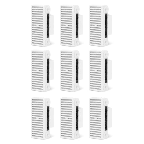 Foollusiie 9X T-F?rmige Filter, Ersatzfilter f¨¹r Trinkbrunnen f¨¹r Haustiere, Nachf¨¹llpackung f¨¹r Mini und Swan Pet Trinkbrunnen A von Foollusiie
