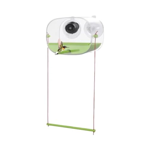 Foollusiie Vogelfutter- und Kamera-Smart-Feeder f¨¹r V?Gel Wetterfeste Gro?kapazit?t Food Organizer Vogelbeobachter, Geschenk f¨¹r Vogelliebhaber von Foollusiie