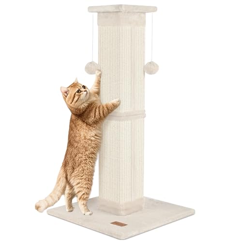 Fopetfy Katzenkratzbaum 83,8 cm für Indoor Katzen, Hoher Katzenkratzbaum Beige Fopetfy Katzenkratzbaum 83,8 cm für Indoor Katzen, Hoher Katzenkratzbaum Beige von Fopetfy