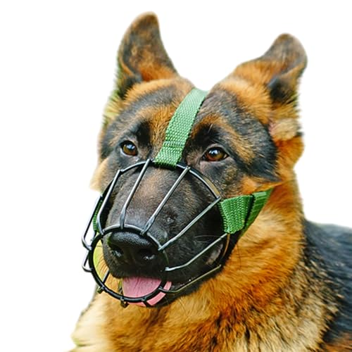 Korbmaulkorb FüR Hunde,Atmungsaktive Gesichtsmaske FüR Hunde,Maulkorb Metall,KöNnen Hecheln,Fressen Und Trinken,Verstellbarer Schlaufe,Resistent Gegen Abrieb,Verhindert BeißEn,Bellen,Kauen Korbmaulkorb FüR Hunde,Atmungsaktive Gesichtsmaske FüR Hunde,Maulkorb Metall,KöNnen Hecheln,Fressen Und Trinken,Verstellbarer Schlaufe,Resistent Gegen Abrieb,Verhindert BeißEn,Bellen,Kauen von ForceRoute