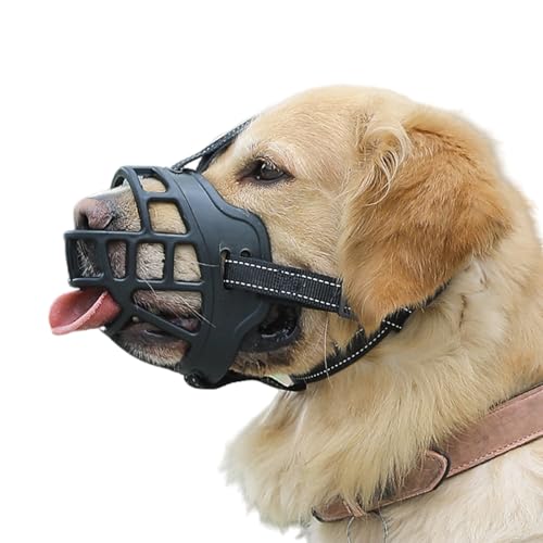 Maulkorb FüR Hunde,Korb Hund MaulköRbe,Atmungsaktive Gesichtsmaske FüR Hunde,Weich,öFfnung Vorne,Hunde KöNnen Hecheln Und Trinken,Verstellbarer Schlaufe,Verhindert BeißEn,Bellen Und Kauen Maulkorb FüR Hunde,Korb Hund MaulköRbe,Atmungsaktive Gesichtsmaske FüR Hunde,Weich,öFfnung Vorne,Hunde KöNnen Hecheln Und Trinken,Verstellbarer Schlaufe,Verhindert BeißEn,Bellen Und Kauen von ForceRoute