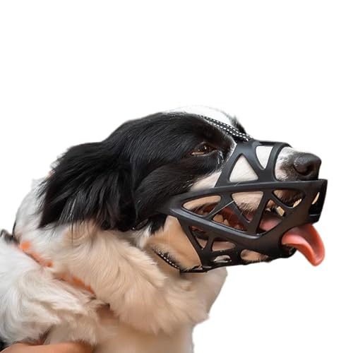 Maulkorb Kleine Hunde,Korb Hund MaulköRbe,Atmungsaktive Gesichtsmaske FüR Hunde,Hunde KöNnen Hecheln,Komfortabel Und Weich Zu Tragen,Resistent Gegen Abrieb,Verhindert BeißEn,Bellen Und Kauen von ForceRoute