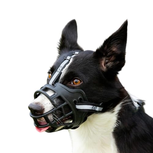 Maulkorb Mittlere Hunde,Weich Maulkorb Kleine Hunde,Mit Verstellbaren Riemen,Gepolsterter Nasenriemen,Hunde KöNnen Hecheln Und Wasser Trinken,Um Schlechten Gewohnheiten Wirksam Vorzubeugen Maulkorb Mittlere Hunde,Weich Maulkorb Kleine Hunde,Mit Verstellbaren Riemen,Gepolsterter Nasenriemen,Hunde KöNnen Hecheln Und Wasser Trinken,Um Schlechten Gewohnheiten Wirksam Vorzubeugen von ForceRoute