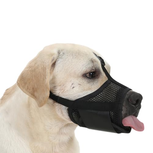 Weicher Netzmaulkorb,Verstellbarer Und Sicherer Mundschutz FüR Hunde,Atmungsaktive Gesichtsmaske FüR Hunde,Atmungsaktivem Netz,Verstellbarer Schlaufe,Resistent Gegen Abrieb,FüR Training Weicher Netzmaulkorb,Verstellbarer Und Sicherer Mundschutz FüR Hunde,Atmungsaktive Gesichtsmaske FüR Hunde,Atmungsaktivem Netz,Verstellbarer Schlaufe,Resistent Gegen Abrieb,FüR Training von ForceRoute